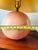 Vintage Peach Pink Post Modern Ball Orb Lamp With Shade For Sale - Image 9 of 12
