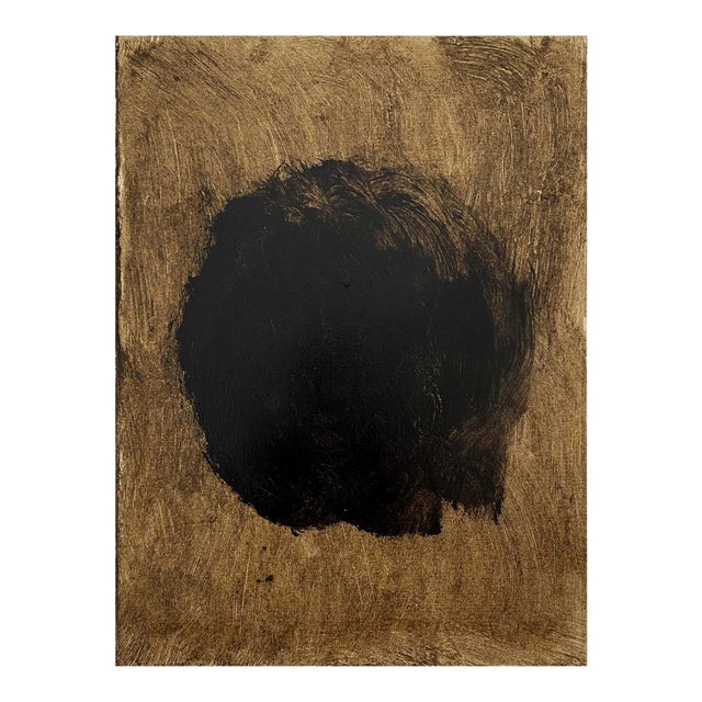 Contemporary Abstract Oil, Pastel and Earth on Cotton Paper Painting "The Answer to All Your Questions 3" by Paul Landauer For Sale