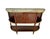 Wood French Mahogany Buffet With Marble Top and Brass Gallery For Sale - Image 7 of 17
