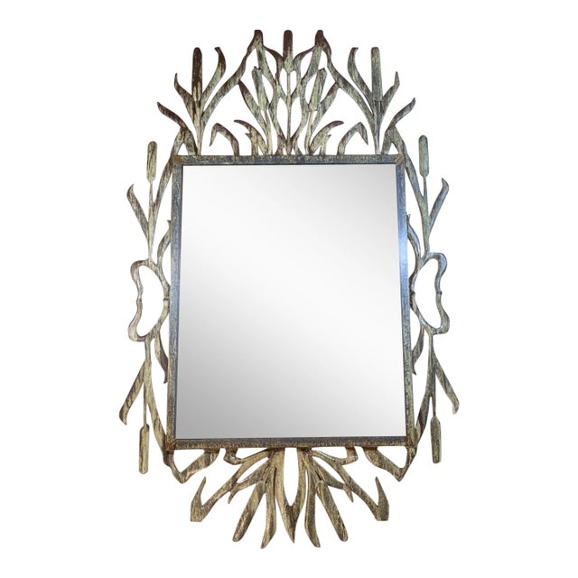 Cat Tail Iron Mirror For Sale