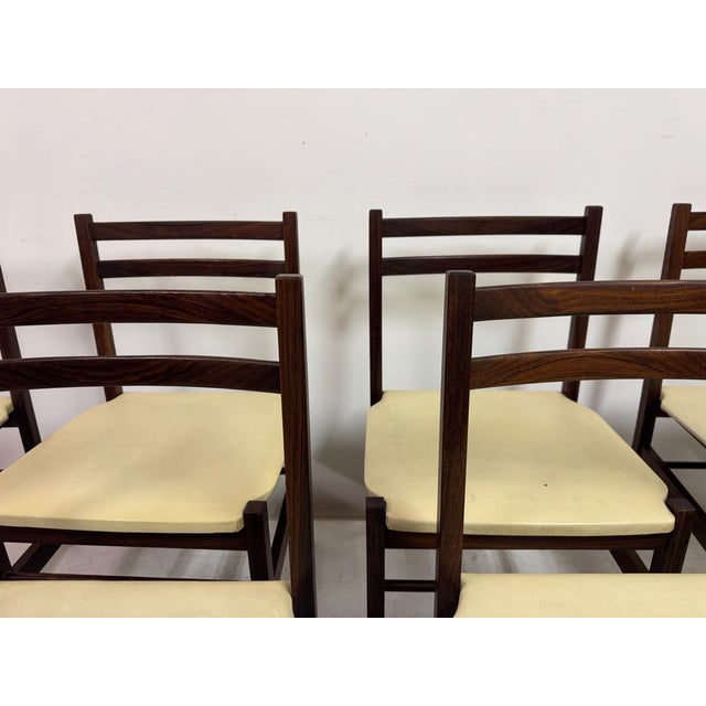 Brown Mid-Century Italian Dining Chairs, 1960s, Set of 8 For Sale - Image 8 of 18