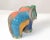 1970 Italian Luca CL Marked Colorful Ceramic Elephant Sculpture For Sale In Miami - Image 6 of 13