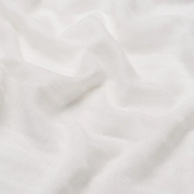 Contemporary SAMPLE - Schumacher x Patterson Flynn Emmett Wool Sheer Fabric In Ivory For Sale - Image 3 of 3