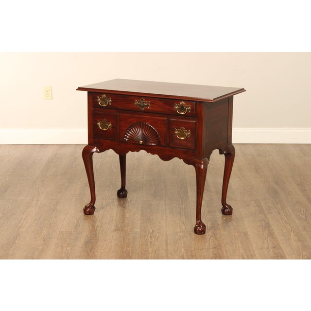 Henkel Harris SPNEA Chippendale Style Mahogany Lowboy For Sale - Image 10 of 13