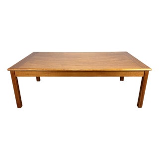 1970’s Danish Modern Teak Coffee Table by Domino Mobler For Sale