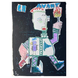 Jazzu, Série Brut, 2023, Mixed Media For Sale