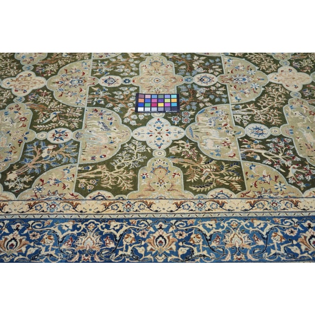 Vintage Nain Habibian Rug 5'5'' X 8'3'' For Sale - Image 9 of 11