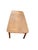 Chinoiserie Vintage Faux Bamboo Fruitwood Cocktail Table With Geometric Veneer Top For Sale - Image 3 of 9