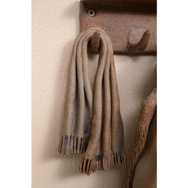 Brown Diorama Art Coat Rack from Johan de Wit, Belgium, 1999 For Sale - Image 8 of 9