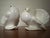 Vintage Late 20th Century Ceramic “Love Birds” Doves- Set of 2 For Sale - Image 4 of 11