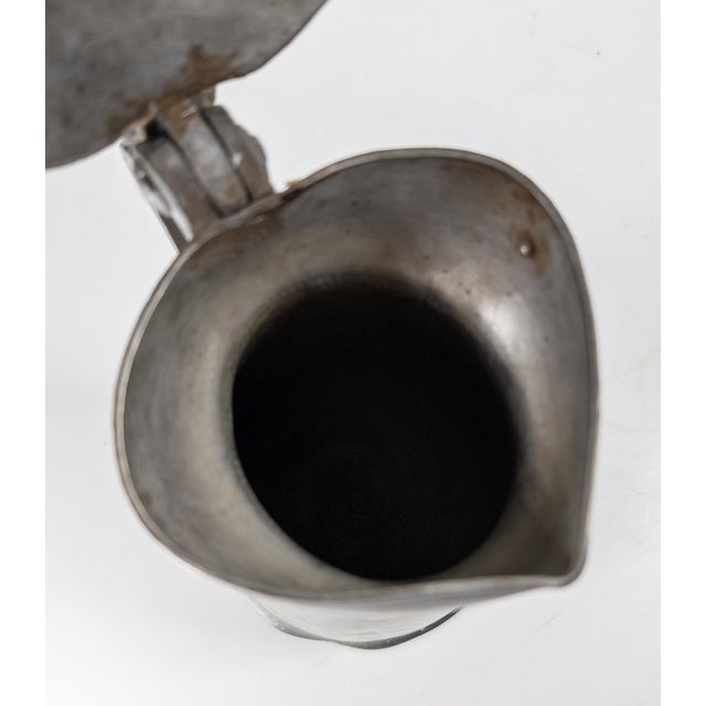 19th Century Continental European French or English Pewter Pitcher For Sale - Image 13 of 14