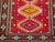 Vintage Persian Tribal Square Rug, Hand-Knotted Wool, Geometric Medallions Pattern, 4x4, Red & Blue For Sale - Image 10 of 15