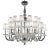 Contemporary Modern Huge “Transparent ” Murano Glass Chandelier For Sale