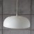 Metal Vintage Danish White Pendant Lamp For Sale - Image 7 of 7