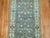 Early 20th century abrashed Persian Malayer runner. Accents in icy blue, green, brown and peppermint red. Measures: 3' x...