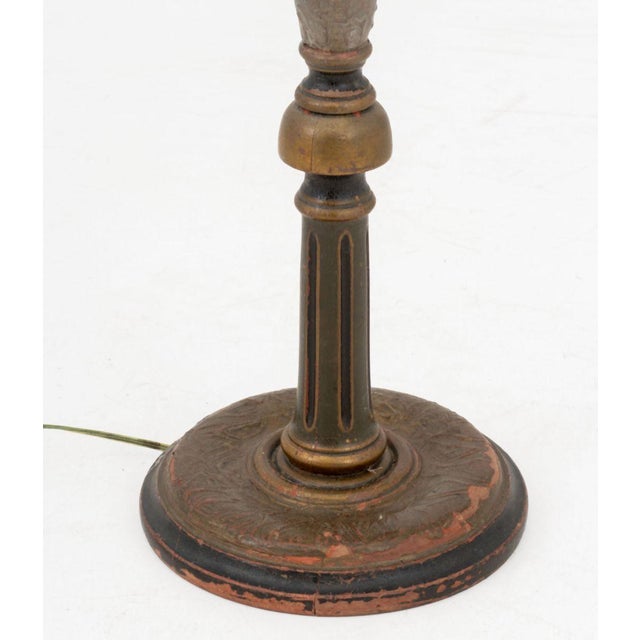 Neoclassical Style Ebonized & Giltwood Floor Lamp For Sale In New York - Image 6 of 6