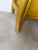 Vintage Mustard Yellow Bent Rattan Bookcase Cabinet For Sale - Image 11 of 12