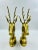 This pair of vintage Solid Brass book ends that are the height of Alpine Wilderness-Glam Chic! Each piece features a stag...