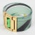 Emilio Pucci Emilio Pucci Jeweled Bracelet Bangle Lucite with Multicolor Silk Inclusion For Sale - Image 4 of 10