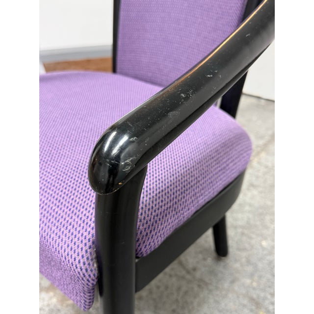U. S. Furniture Industries Art Nouveau Style Armchair, Late 20th Century For Sale - Image 10 of 12