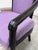 U. S. Furniture Industries Art Nouveau Style Armchair, Late 20th Century For Sale - Image 10 of 12