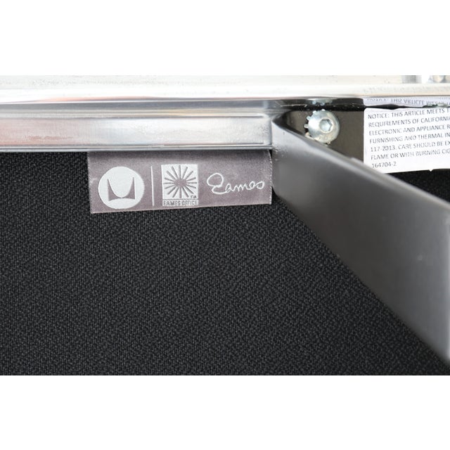 Mid-Century Modern Herman Miller Eames Soft Pad Executive Chair in Gray Leather For Sale - Image 18 of 18