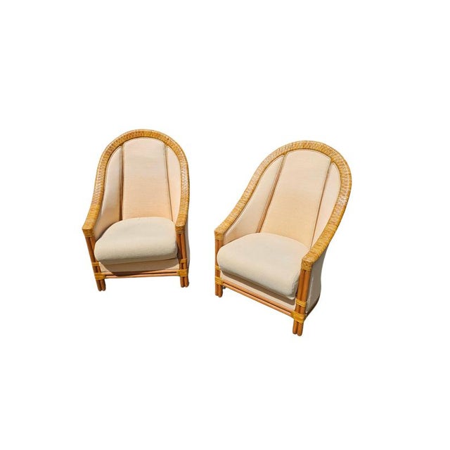 Cream Lounge Chairs from Gasparucci, Set of 2 For Sale - Image 8 of 8