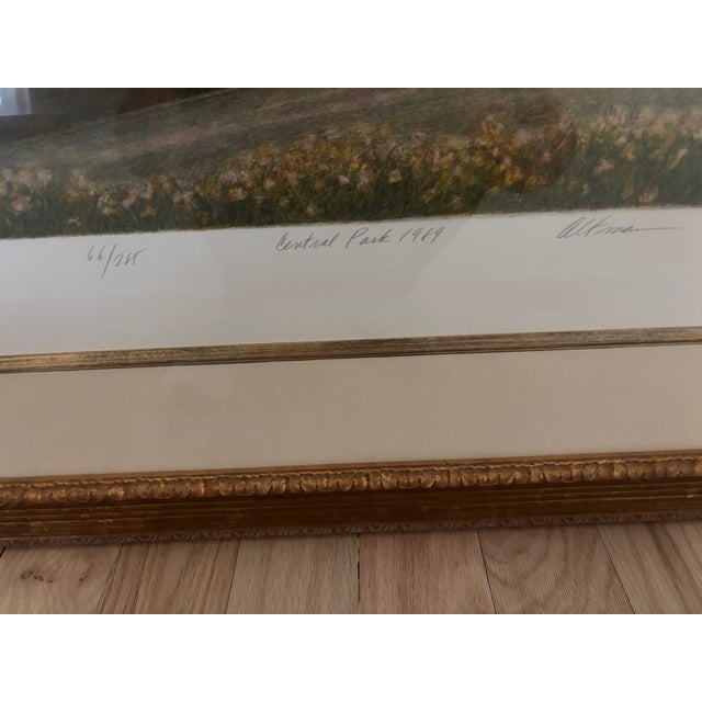 Contemporary Late 20th Century "Central Park 1989" by Harold Altman For Sale - Image 3 of 7