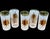 1970s Mid-Century Modern Federal Glass Atomic 22 Karat Gold North Star Mid-Century Highball Glasses Starburst Set of 5 Bartlett-Collins For Sale In Charlotte - Image 6 of 7