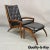 Barney Flagg for Drexel Parallel Walnut Sculpted Lounge Chair and Ottoman For Sale - Image 13 of 13