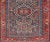 Textile Antique Persian Karajeh Rug With Three Geometric Medallions in Red & Blue For Sale - Image 7 of 11