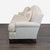 Traditional Thomasville 3-Seat Cream Sofa With Rolled Arms and Accent Pillows For Sale - Image 3 of 8