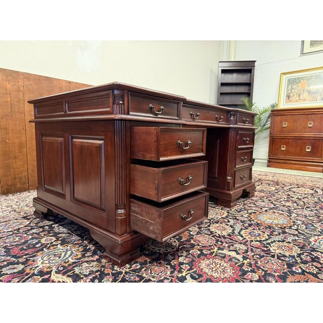 English Desk in Mahogany For Sale - Image 13 of 18