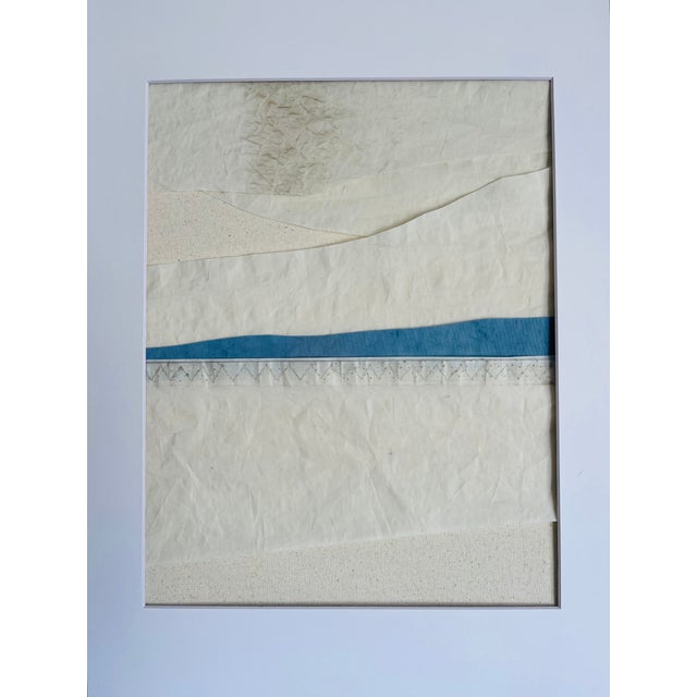 Contemporary Semi-Abstract​ Mixed Media Nautical Sailcloth Landscape​ - By JJ-Hogan | You Will Change the World, Framed For Sale - Image 4 of 7