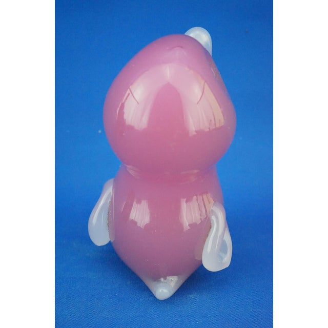 Pink Opaline Sommerso Glass Duckling from Seguso, Murano, Italy, 1950s For Sale - Image 6 of 18