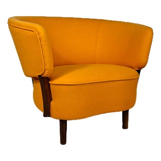 Danish Armchair, 1950s, by Aage Sattrup in Teak - Original Mid-Century Modern For Sale