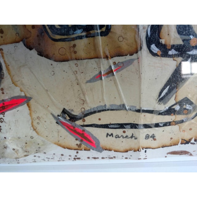 Kwok Mang Ho, Chinese Graffiti Pop Artist Kwok, Mixed Media Collage, 1884 For Sale - Image 4 of 8