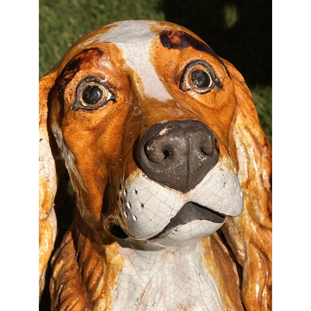 Antonio Campuzano Y Solans, Cocker Dog, 1960s, Terracotta For Sale - Image 9 of 10