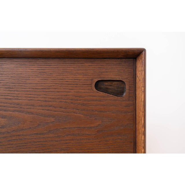 Danish Model No. 65 Sideboard in Chocolate Brown Stained Oak from Skovby Møbler, 1960s For Sale - Image 10 of 12
