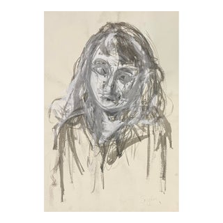 1970s Richard Snyder Modern Portrait of a Girl For Sale