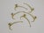 Mid-Century Curved Brass Wall Coat Hooks from Werkstätte Hagenauer Wien, 1950s, Set of 2 For Sale - Image 11 of 13