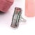 21cts Bi-Color Tourmaline Ring With Earth Mined Diamond Accents: Solid 14k Gold, Size 6.75 For Sale - Image 4 of 7