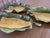 Late 20th Century Hand Thrown & Painted Majolica Style Corn on the Cob Holders- Set of 6 For Sale In Los Angeles - Image 6 of 7