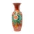 19th Century Chinese Red Vase Decorated with Peonies For Sale