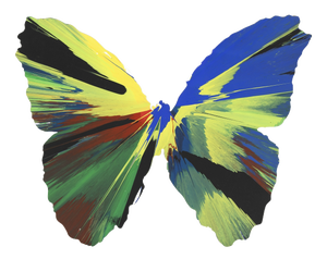 Damien Hirst, Butterfly, 2009, Acrylic Painting on Paper