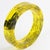 Contemporary John Galliano Yellow Acrylic Resin Bracelet Bangle with Newspaper Inclusions For Sale - Image 3 of 17