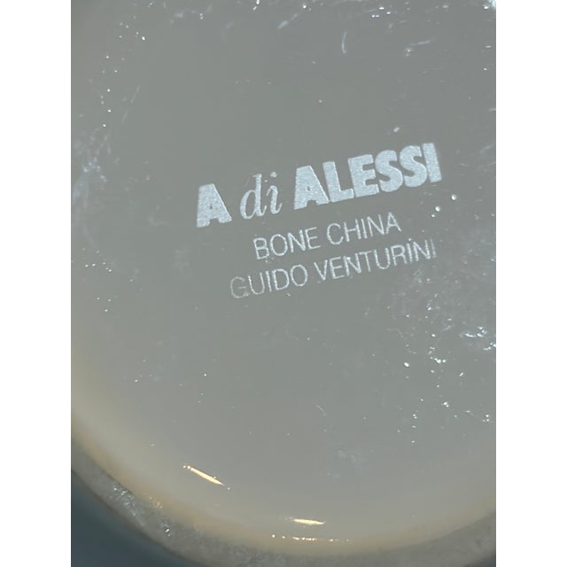 Alessi "All-Time" Bone China Mug by Guido Venturini - Set of 4 For Sale - Image 10 of 10