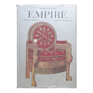 Empire Hardcover Decoration Book in French For Sale