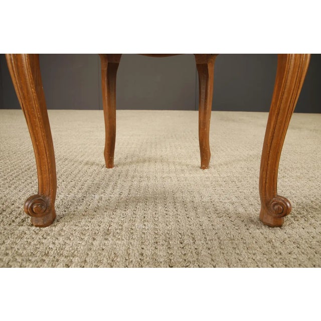 Pair of Antique Louis XV Style Walnut Caned Side Chairs, France, 19th Century For Sale - Image 15 of 18