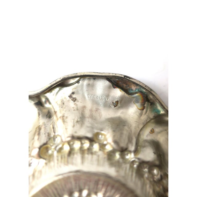 Late 20th Century Italian Sterling Silver Flower Bowls, Organic Form, Buccellati Style, Set of 5 For Sale - Image 10 of 10